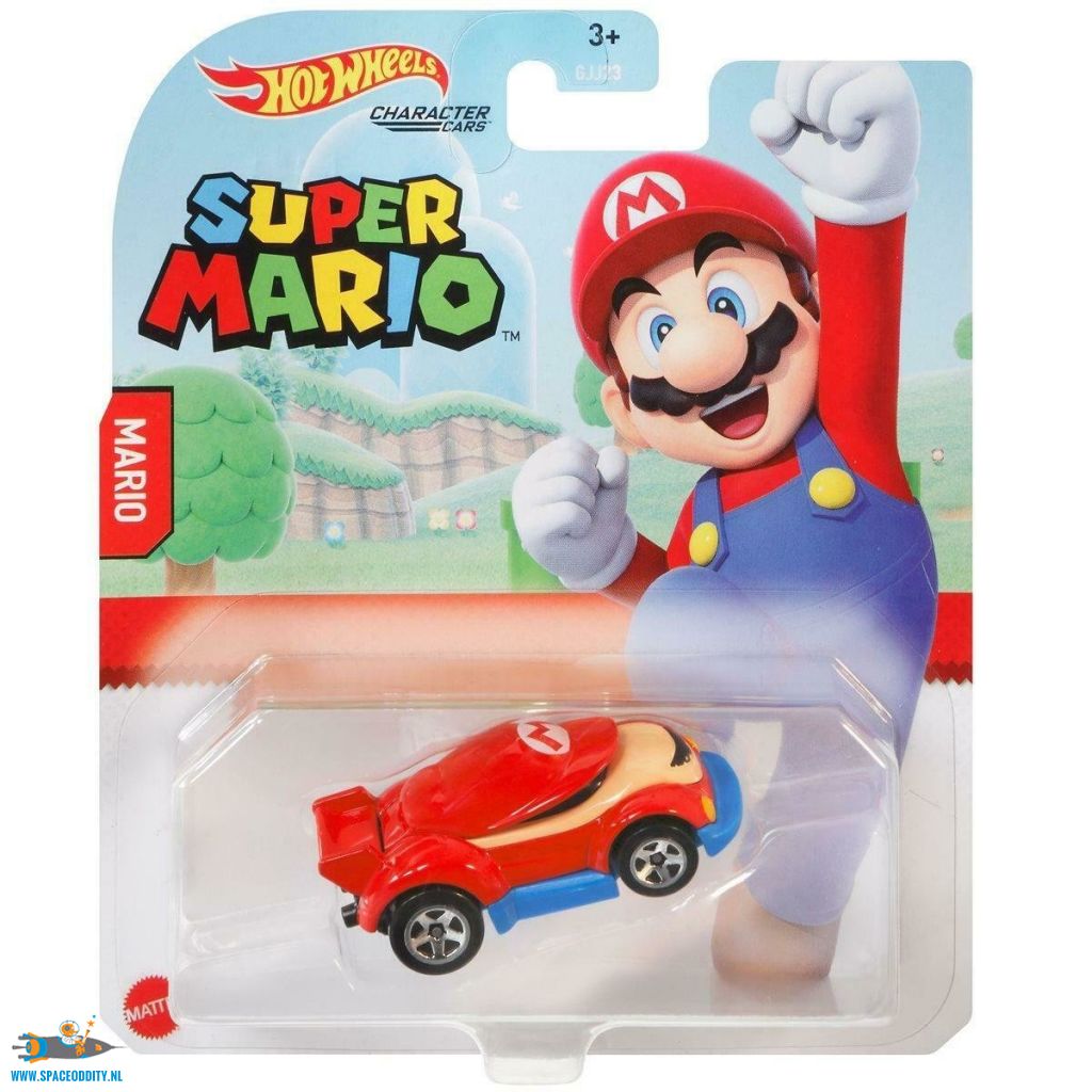 premie Duplicatie Melbourne Super Mario Hot Wheels character cars die cast model Mario | Webshop A  Space Oddity speelgoedwinkel specialist in actiefiguren en bouwpakketten