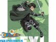Attack on Titan chibi poster set Levi & Mikasa