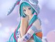 Hatsune Miku noodle stopper pvc statue Rabbit Ear Hood Pajama