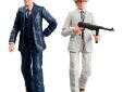 Indiana Jones adventure series actiefiguren Marcus Brody & Rene Belloq