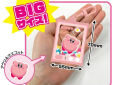 Kirby of the Stars air fluffy sleutelhanger geel