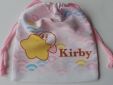 Kirby of the Stars drawstring tasje roze Kirby ster