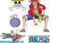 One Piece stickers Luffy & Trafalgar Law