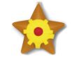 Pokemon petanko mascot keychain Staryu