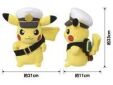 Pokemon pluche Captain Pikachu met bril