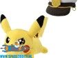 Pokemon pluche Captain Pikachu shoulder clip-on