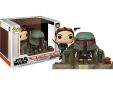 Pop! Moment Star Wars The Mandalorian Boba Fett and Fennec on throne