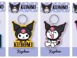Sanrio rubber keychain Kuromi versie C