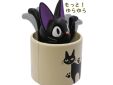 Studio Ghibli Kiki's Delivery Service self righting doll Jiji in cup