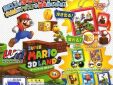 Super Mario 3D Land sleutelhanger nummer 3 gele rand