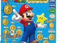 Super Mario coin metal keychain Fire Flower