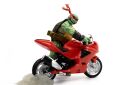 TMNT IDW comics actiefiguur Raphael with Motorcycle