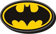 DC Comics Batman logo funky chunky magneet