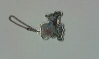 Pokemon Sun and Moon metal keychain serie 2 Silvally type Null