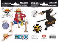 One Piece stickers Luffy & Trafalgar Law