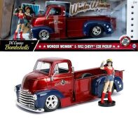 jada-amsterdam-speelgoed-winkel-te koop-DC Comics Bombshells Wonder Woman & 1952 Chevy Coe Pickup