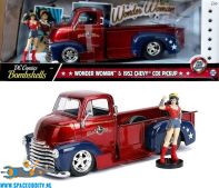jada-amsterdam-speelgoed-winkel-te koop-DC Comics Bombshells Wonder Woman & 1952 Chevy Coe Pickup