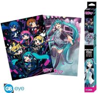 Hatsune Miku chibi poster set space oddity amsterdam