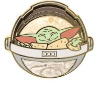 Star Wars The Mandalorian pin / speldje Grogu slapend