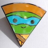 TMNT pizza slice pin Leonardo