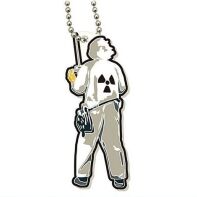 Back to the future rubber mascot keychain van Doc