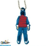 Back to the future rubber mascot keychain van Marty