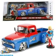 te koop-ik zoek-movie-merchandise-speelgoed-winkel-jada-DC Comics Bombshells Supergirl & 1956 Ford F-100 Pickup