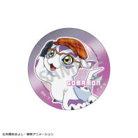 Digimon Adventure metallic badge / button Gomamon
