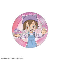 Digimon Adventure metallic badge / button Hikari