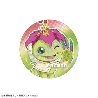 Digimon Adventure metallic badge / button van Palmon
