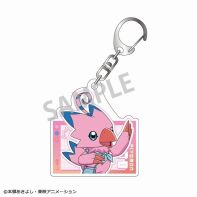 Digimon Adventure sleutelhanger acryl met een afbeelding van Piyomon
