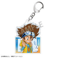 Digimon Adventure sleutelhanger acryl met een afbeelding van Taichi