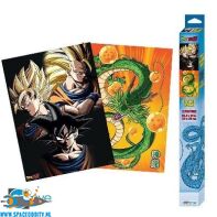 Dragon Ball chibi poster set Goku & Shenron