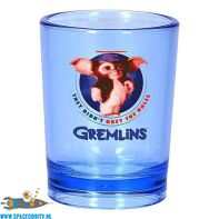 Gremlins miniatuur glaasje blauw