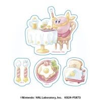 Kirby Happy Morning die-cut mini stickers set 2 Breakfast