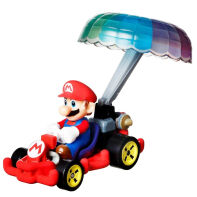 Mario Kart Hot Wheels Mario Kart Pipe Frame met parachute
