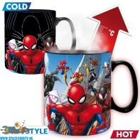 Marvel Spider-Man beker / mok heat change