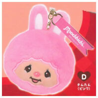 Monchhichi pluche keychain Chimutan roze