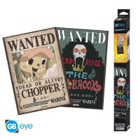 One Piece chibi poster set Wanted Brook & Chopper