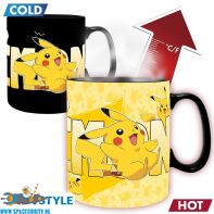Pokemon beker / mok heat change Pikachu
