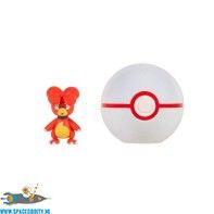 Pokemon Clip N Go Magby & Premier Ball