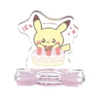 Pokemon Poke Peace mini acryl stand Pikachu met taart