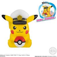 Pokemon soft vinyl water splash figuur Captain Pikachu