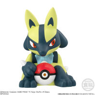 Pokemon soft vinyl water splash figuur series 2 Yellow Lucario