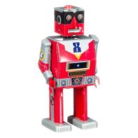 amsterdam-retro-blik-speelgoed-winkel-Robot Laser 8 met wind-up functie