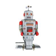 amsterdam-retro-speelgoed-blik-te koop-nederland-Robot MS 372 met wind-up functie