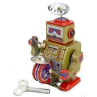 amsterdam-retro-toy-store-Robot MS 409 tambour met wind-up functie