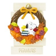 Snoopy Re-Ment Wreath collection #3 Reading