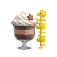 Snoopy Yummy! Sweets mascot Woodstock chocolate parfait