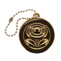 Super Mario coin metal keychain Fire Flower